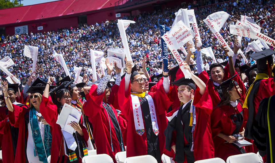 Recent graduates at 2019 Commencement