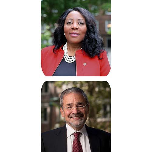 Chancellor-Provost Francine Conway and Chancellor Brian L. Strom