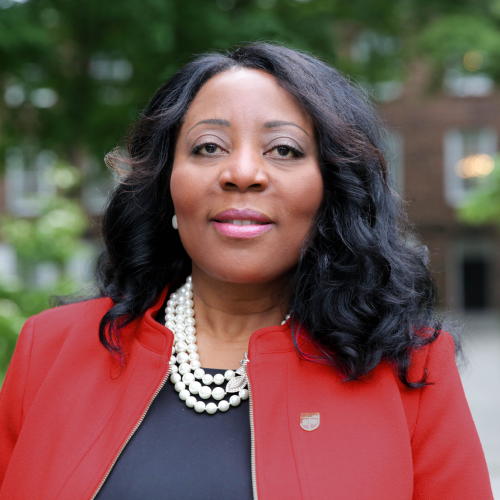 Photo portrait of Chancellor-Provost Franceine Conway